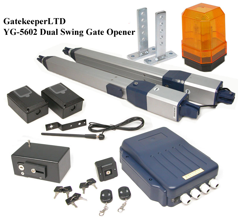 Gatekeeper dual swing gate opener kit